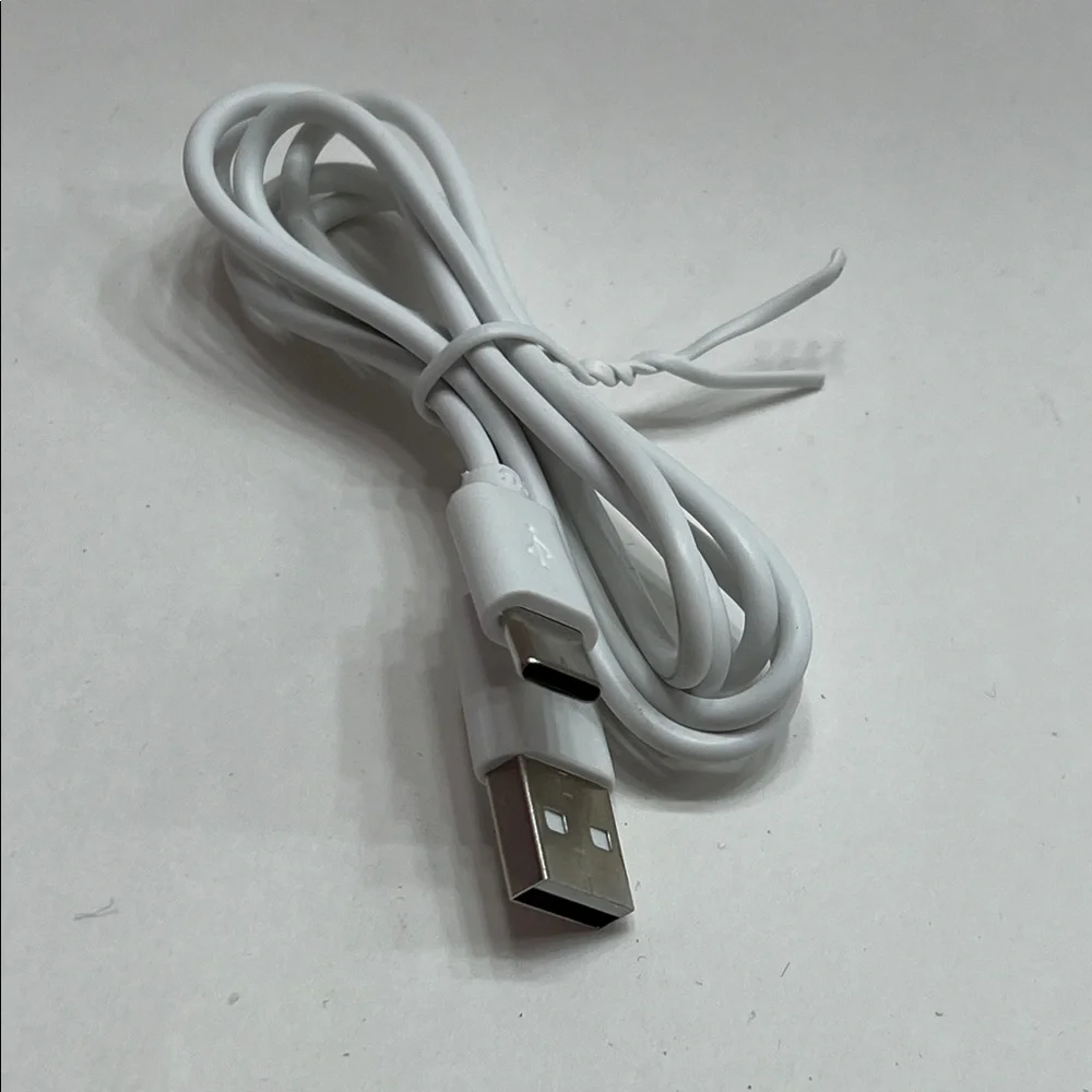 White USB Charging Cable
